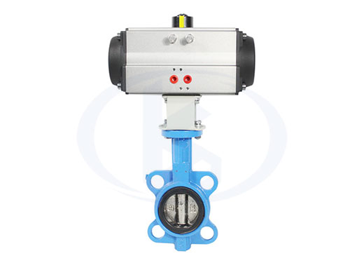 氣動(dòng)球墨對(duì)夾蝶閥