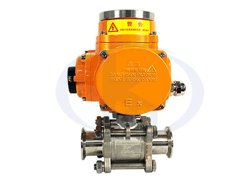 電動卡箍球閥