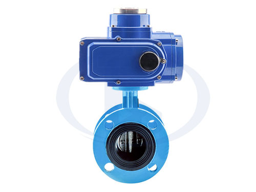 電動軟密封法蘭蝶閥