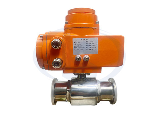 電動衛(wèi)生級卡箍球閥