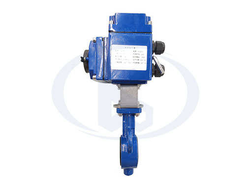 小口徑電動對夾蝶閥